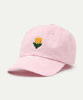 Casquette rose broderie tulipe de Compañía Fantástica