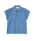 Chemise chambray bleu clair manches courtes de Compañía Fantástica