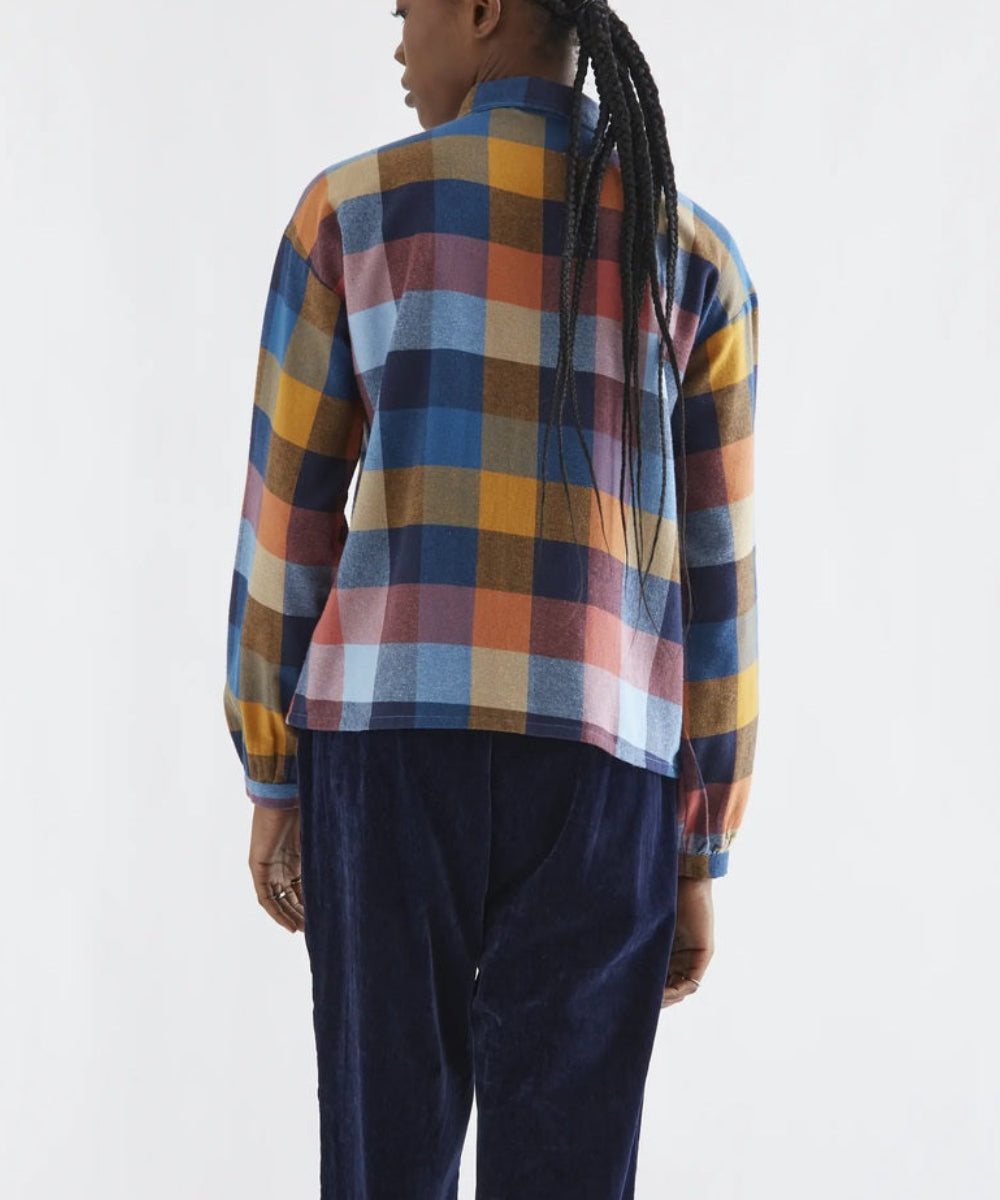 Chemise coton à carreaux multicolores de Compañía Fantástica
