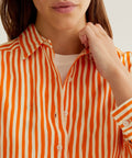 Chemise imprimé Lavagna Orange de Compañía Fantástica