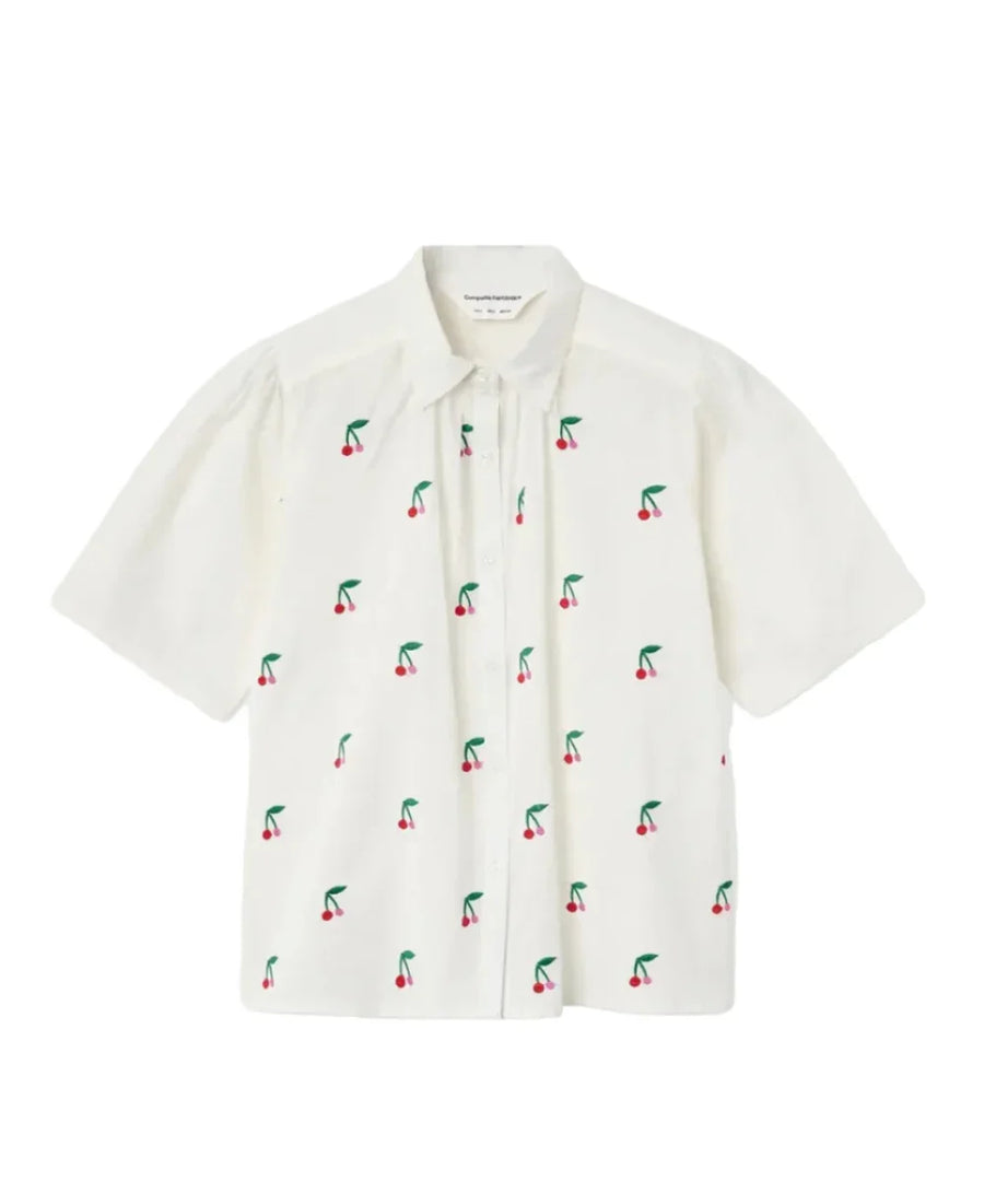 Chemise imprimé White Cherries de Compañía Fantástica