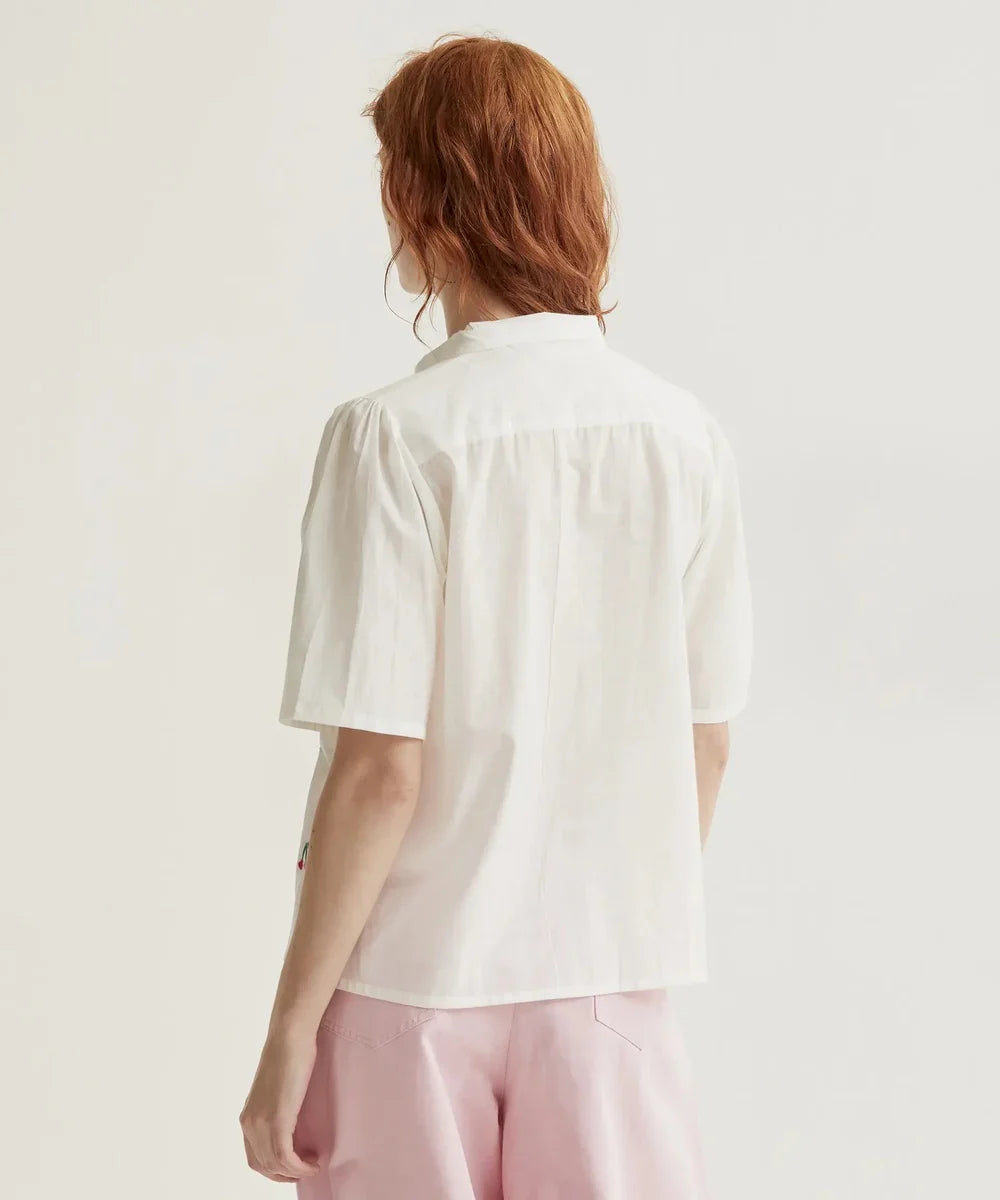 Chemise imprimé White Cherries de Compañía Fantástica