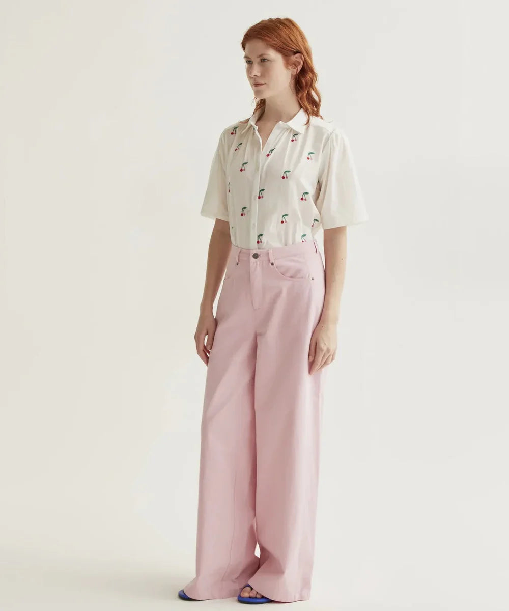 Chemise imprimé White Cherries de Compañía Fantástica