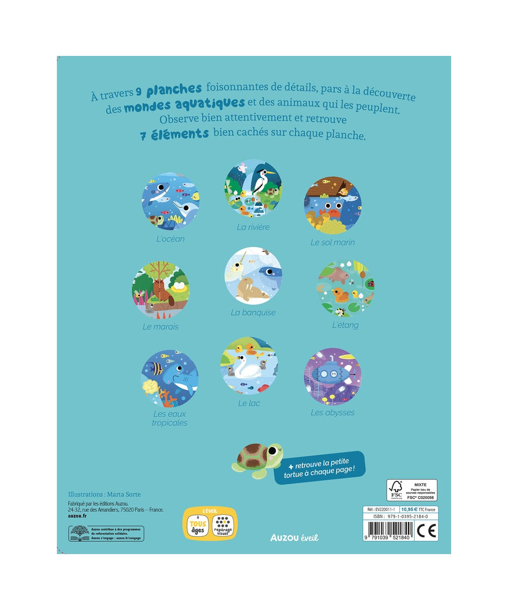Cherche et trouve des tout-petits - Tous à l’eau ! — Auzou — vue 2