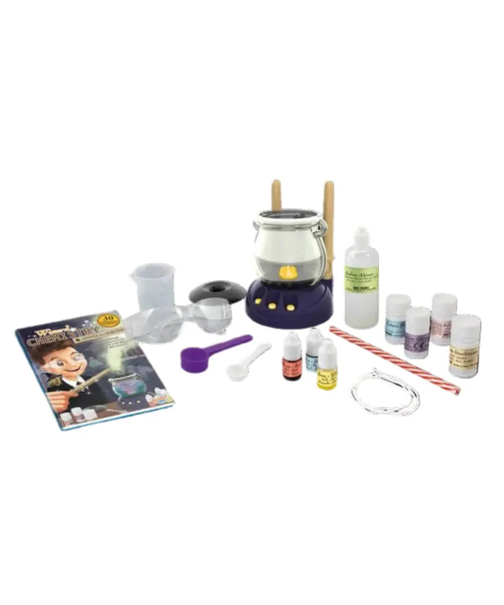 Contenu du coffret Chimie des sorciers de Buki