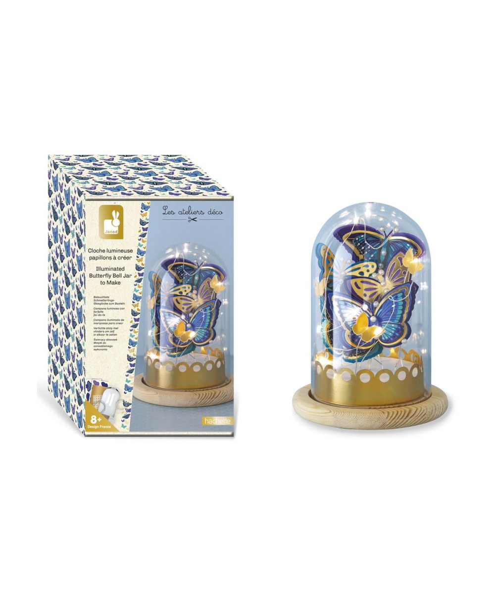 Cloche lumineuse Papillons à créer de la marque Janod, sur fond blanc