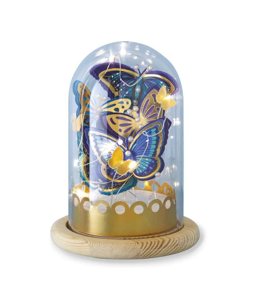 Cloche lumineuse Papillons à créer de la marque Janod, sur fond blanc