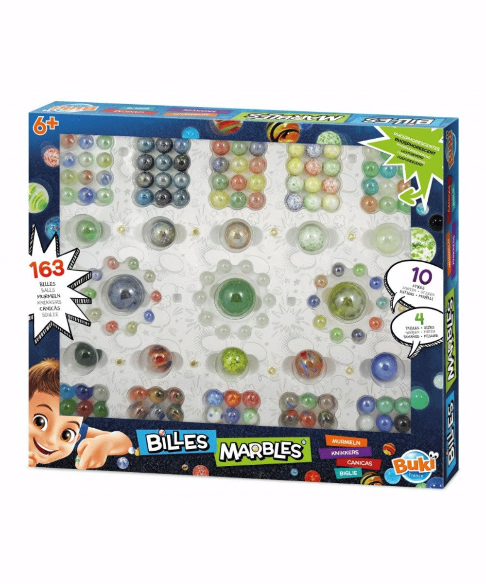 Grand Coffret de 163 Billes de la marque Buki
