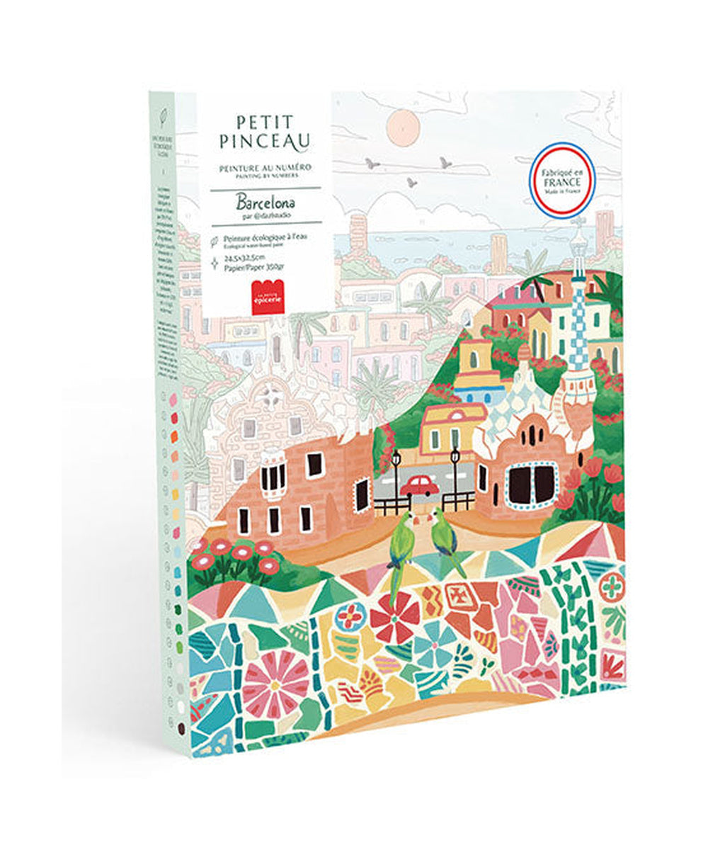 Peinture au numéro Barcelona de Petit Pinceau