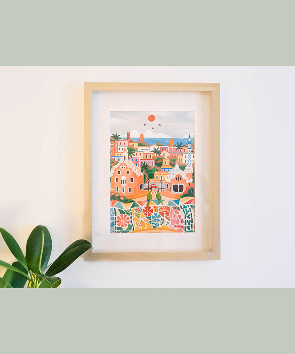 Peinture au numéro Barcelona de Petit Pinceau