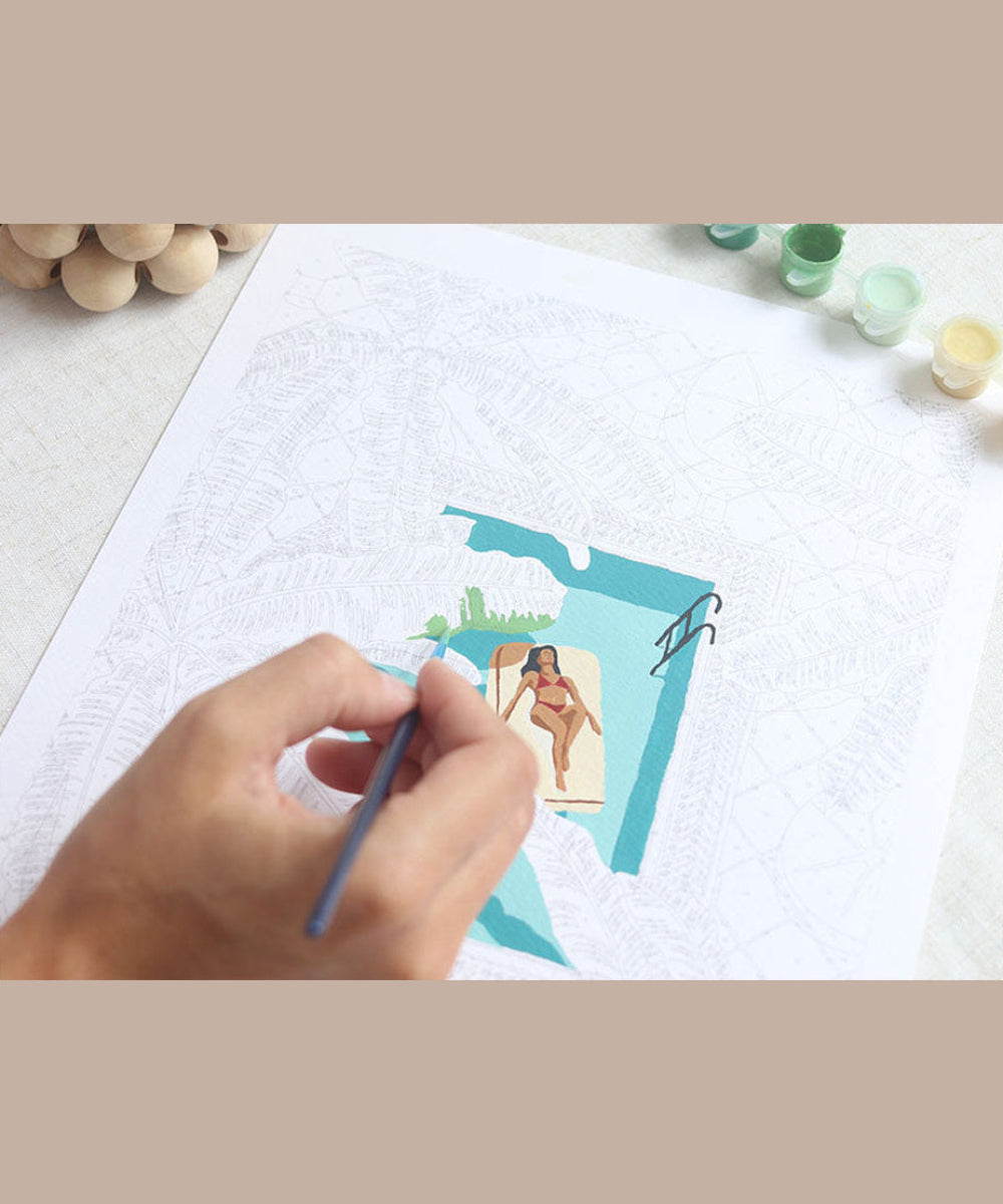 Peinture au numéro Daydreaming de Petit Pinceau