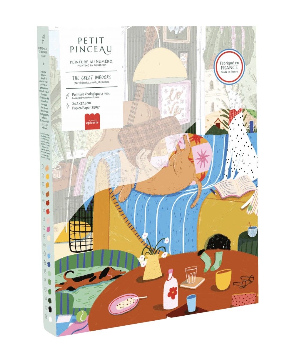 Coffret Peinture au numéro Great Indoors de la marque La Petite Epicerie