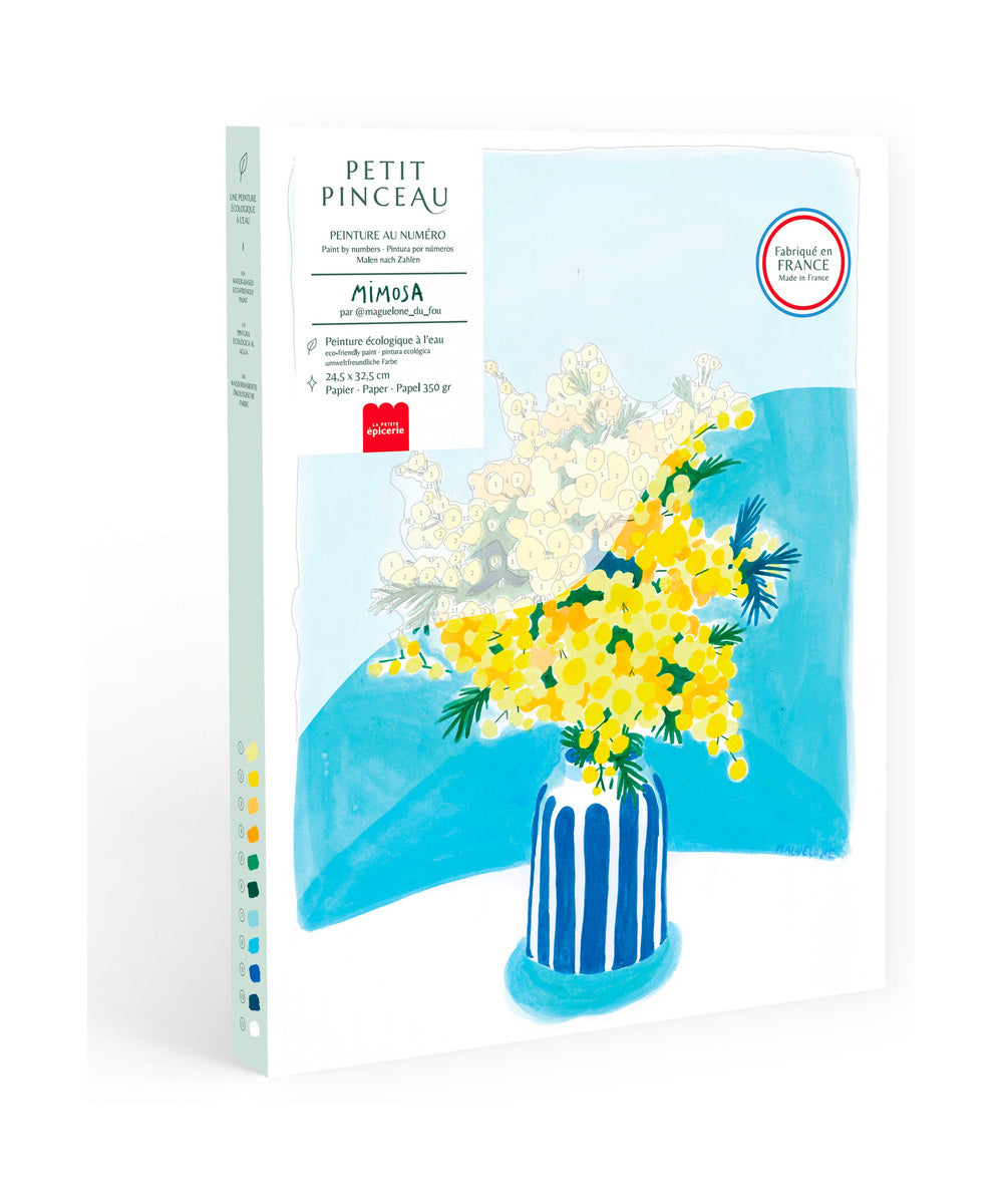 Peinture au numéro Mimosa de Petit Pinceau