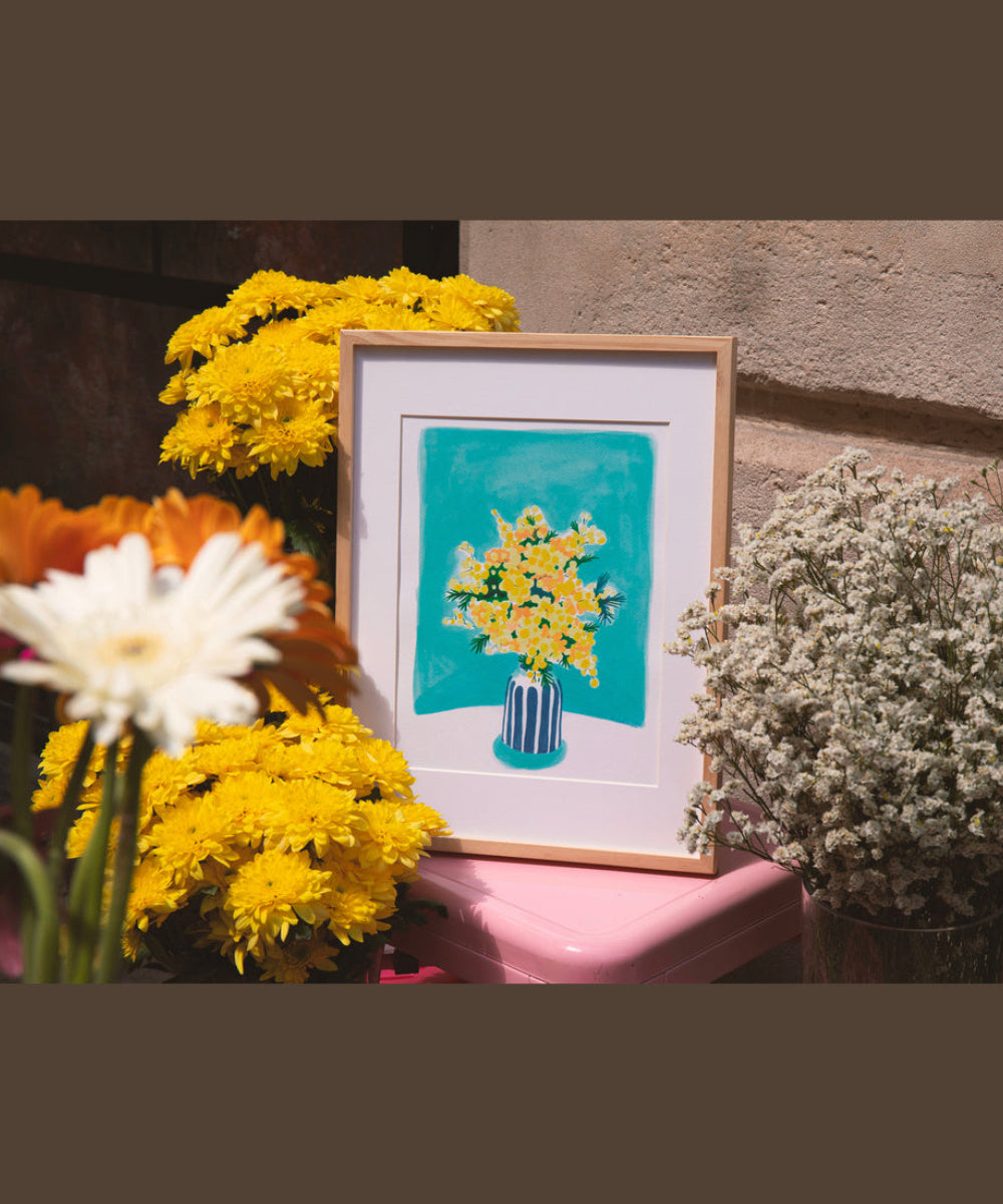 Peinture au numéro Mimosa de Petit Pinceau