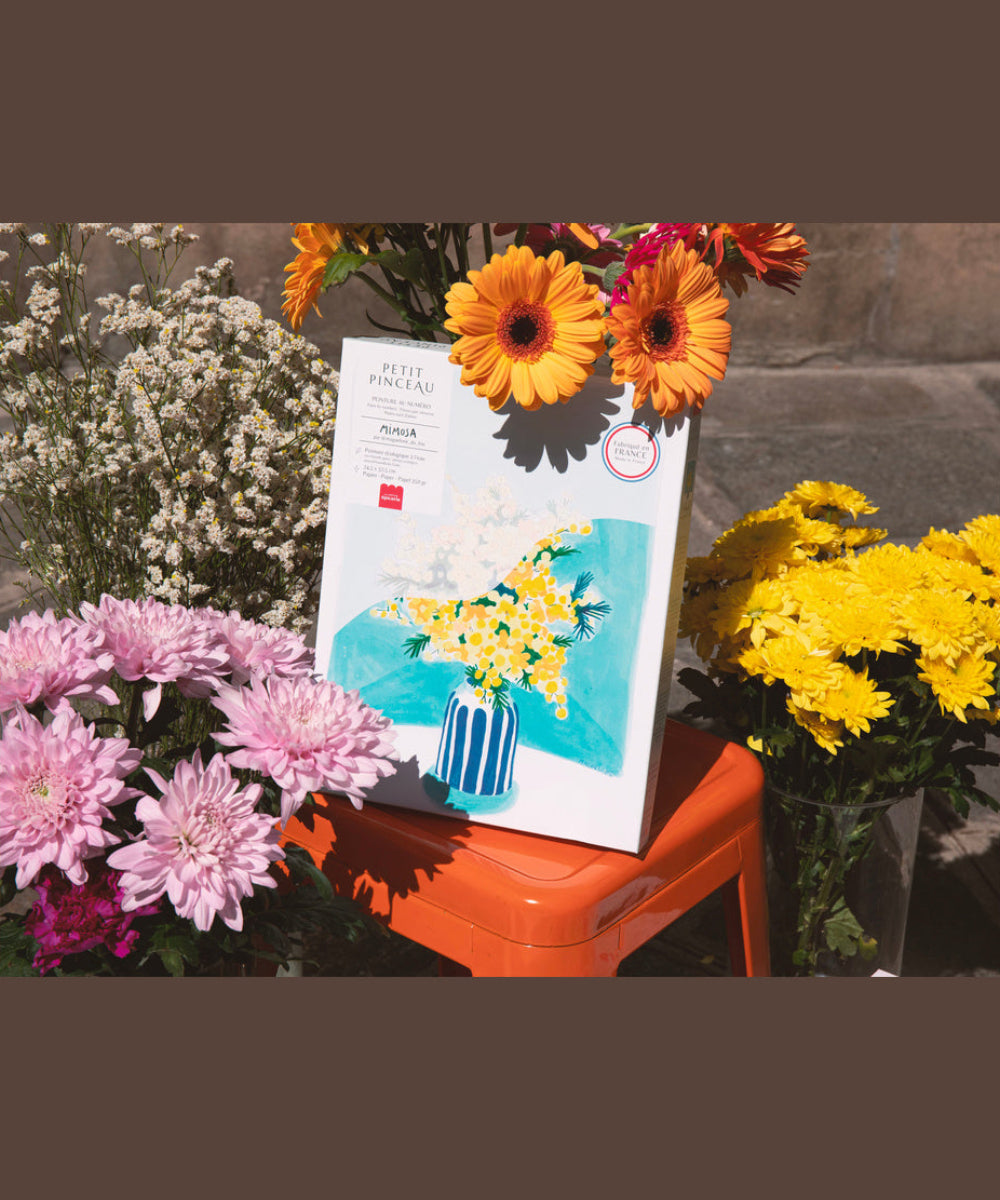 Peinture au numéro Mimosa de Petit Pinceau