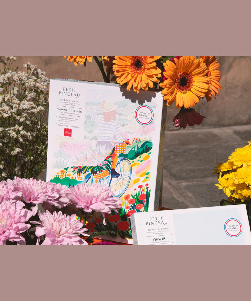 Peinture au numéro Promenade près de l'Océan de Petit Pinceau