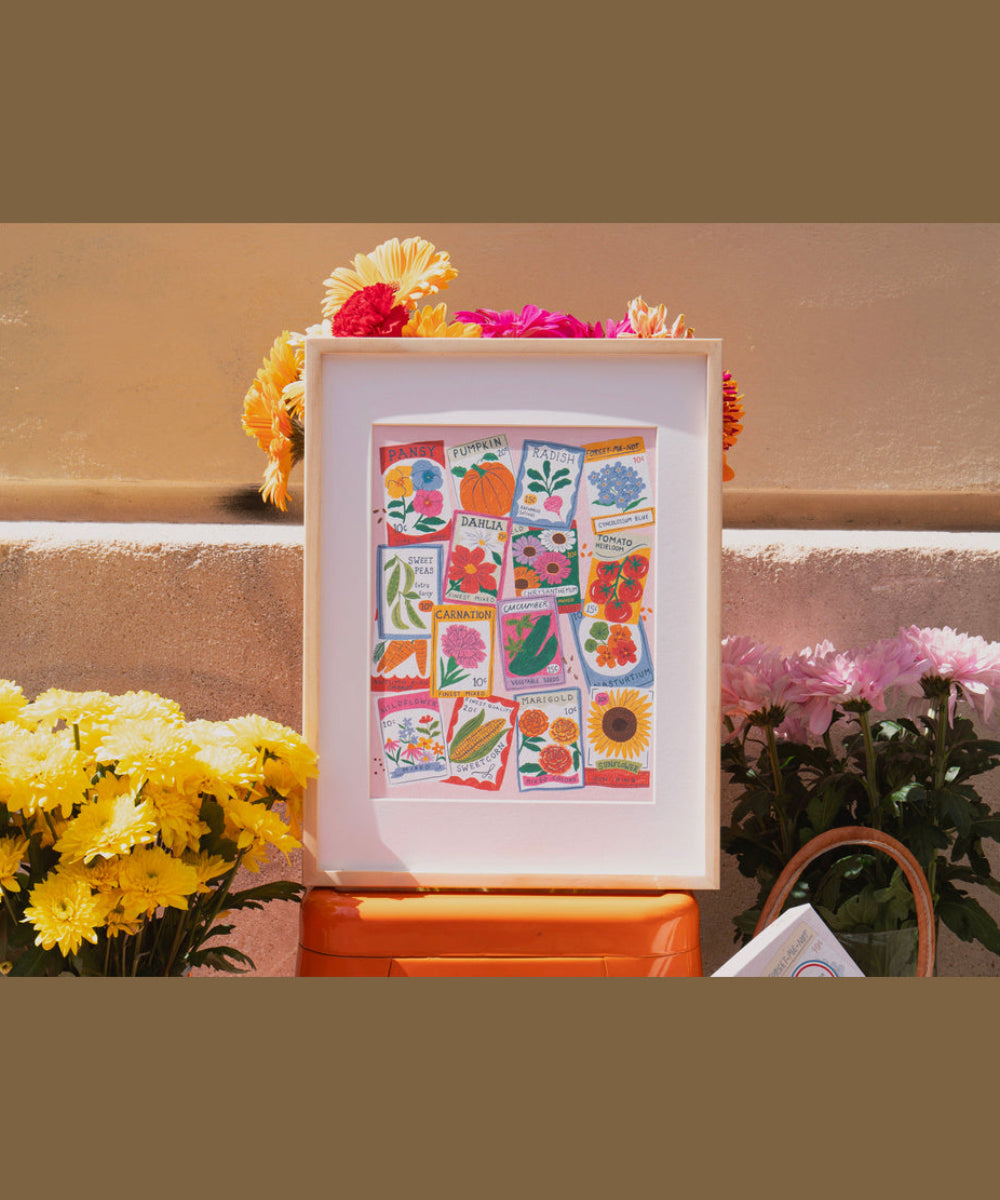 Peinture au numéro Seed Packets de Petit Pinceau
