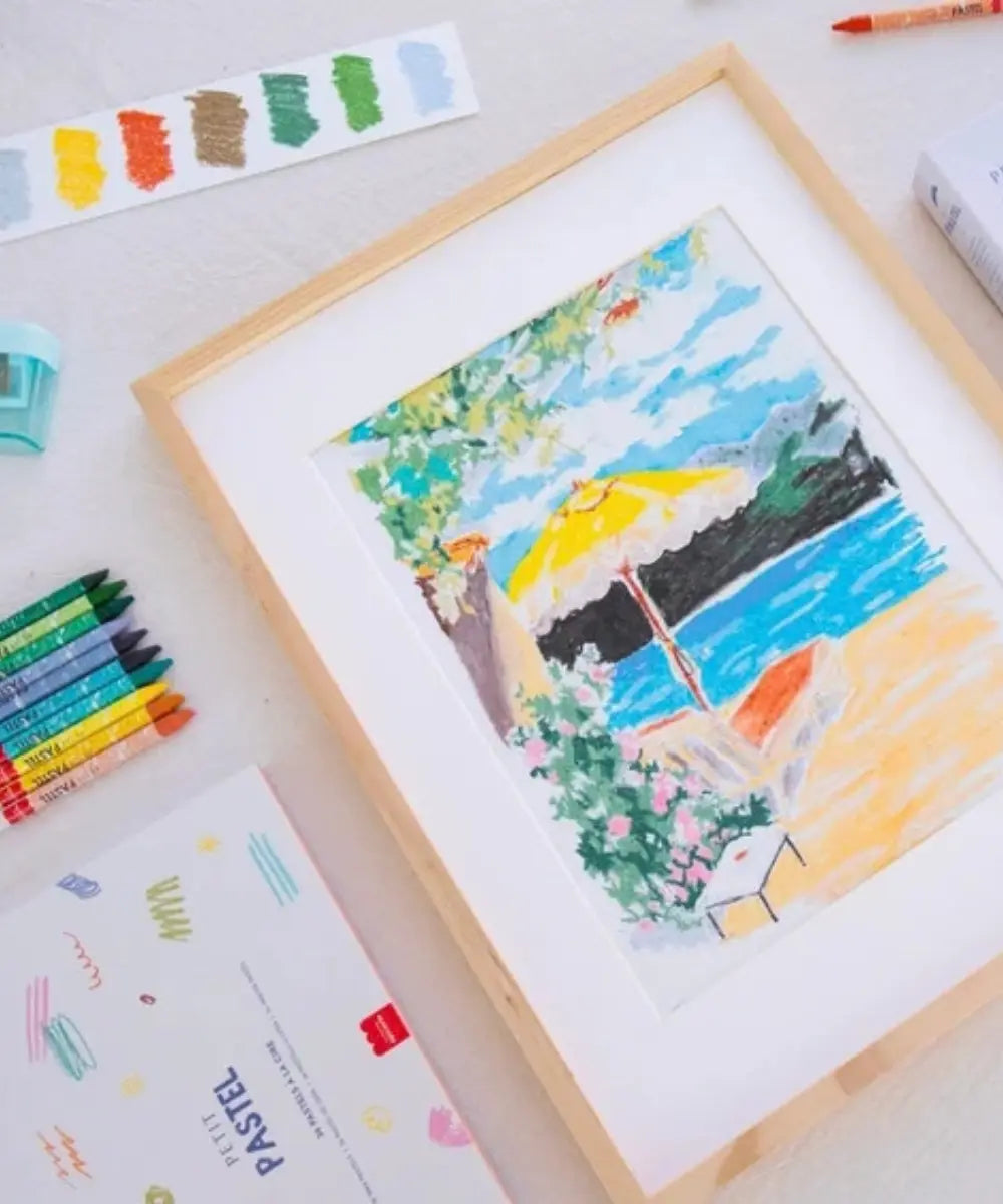 Coffret pastel au numéro Italian Summer de la marque La Petite Épicerie, sur fond blanc