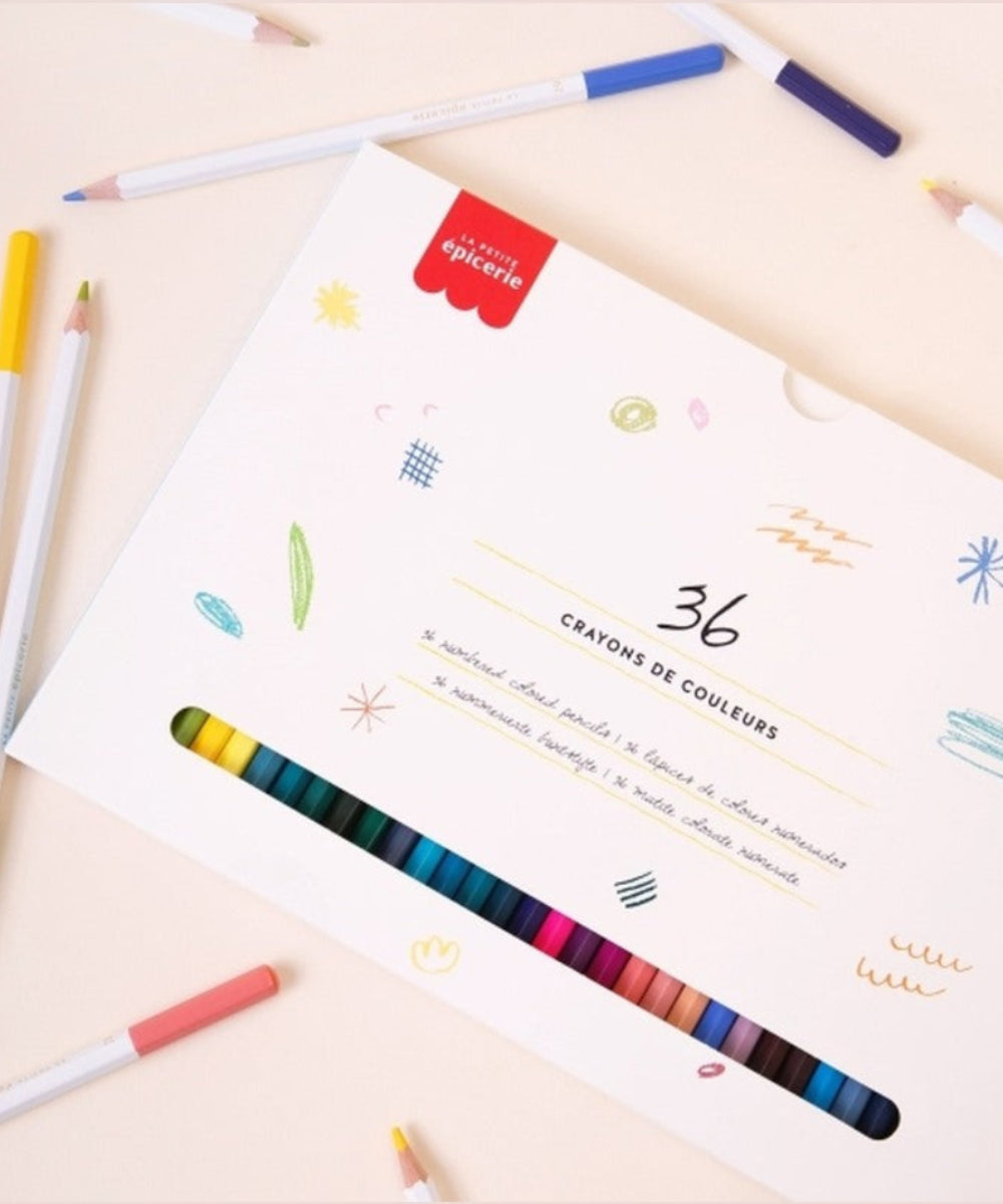 Coloriage au numéro Morning Spot de La Petite Epicerie sur fond blanc
