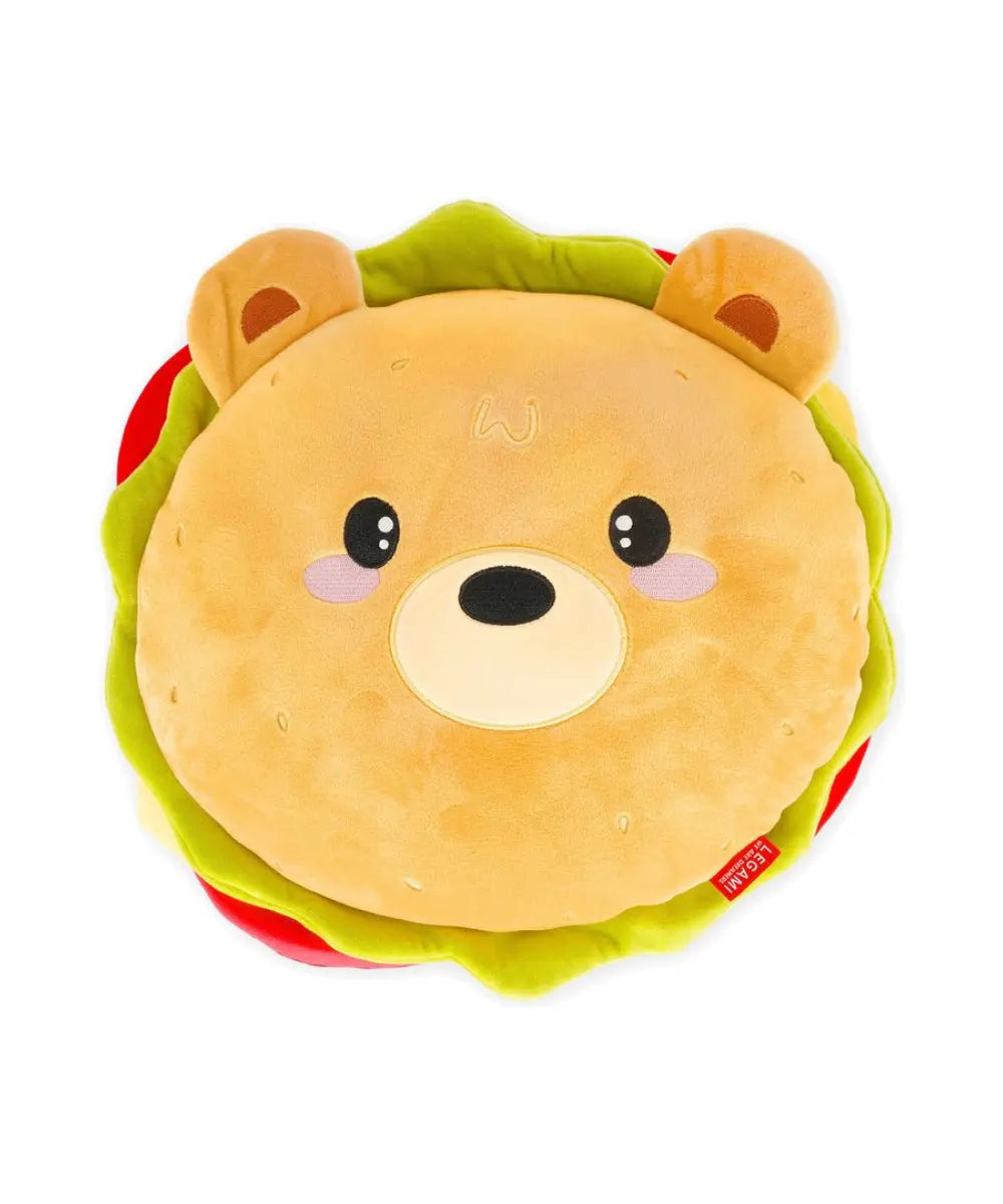 Coussin Hamburger - Super Soft! de Legami sur fond clair