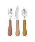 Set de couverts pour enfants Fleurs Tuscany de Cam Cam Copenhagen sur un fond blanc
