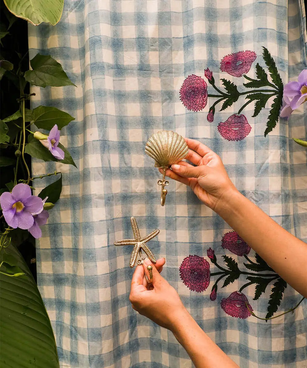 Patère Étoile de Mer Sienna de la marque Doing Goods en situation