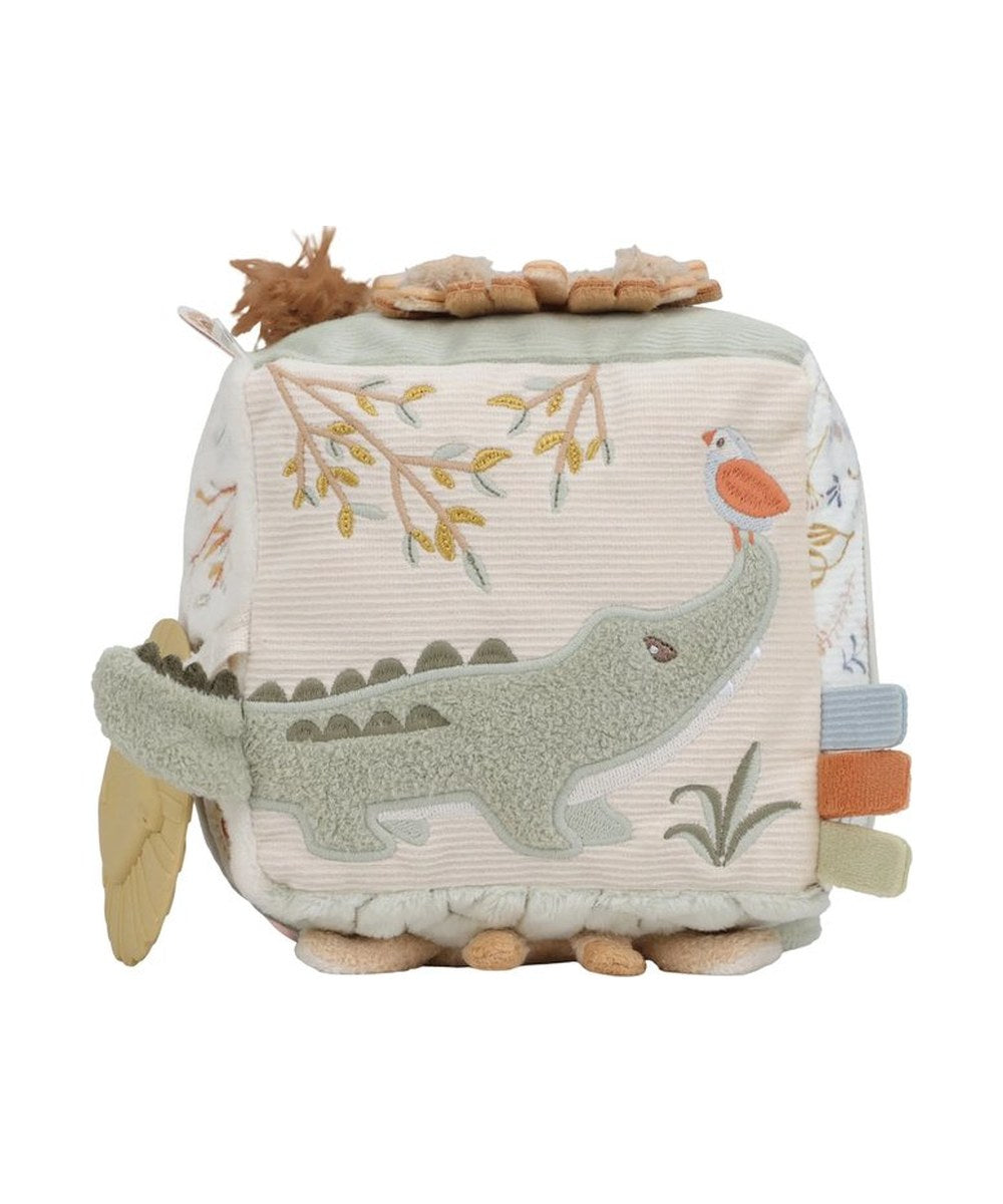 Vue complémentaire de Cube d'activités Safari Friends de la marque Little Dutch