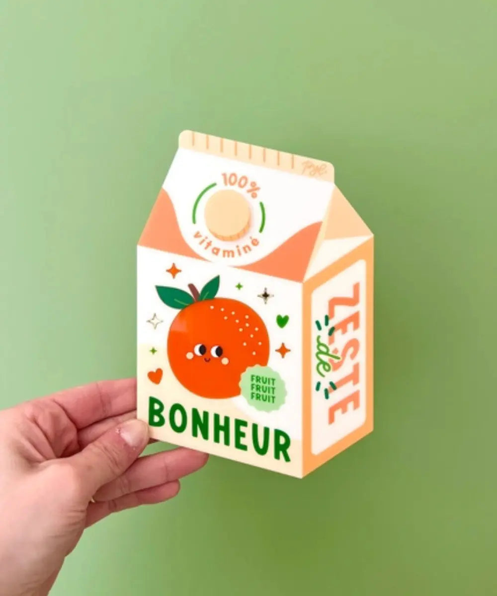 Décoration murale Jus d'orange en plexiglas
