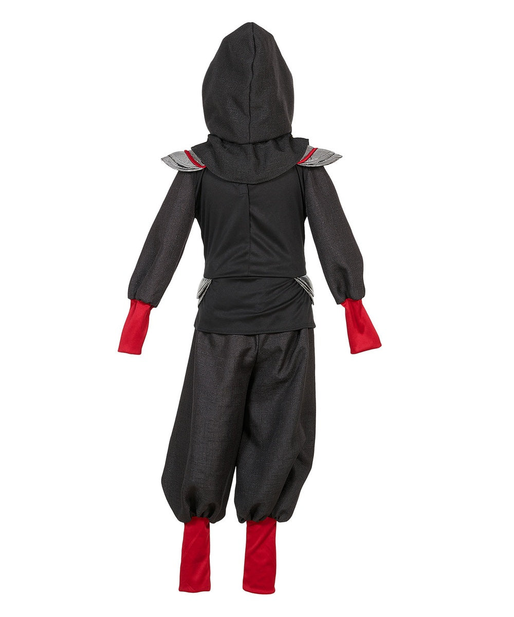 Enfant portant le costume Ninja noir de Souza