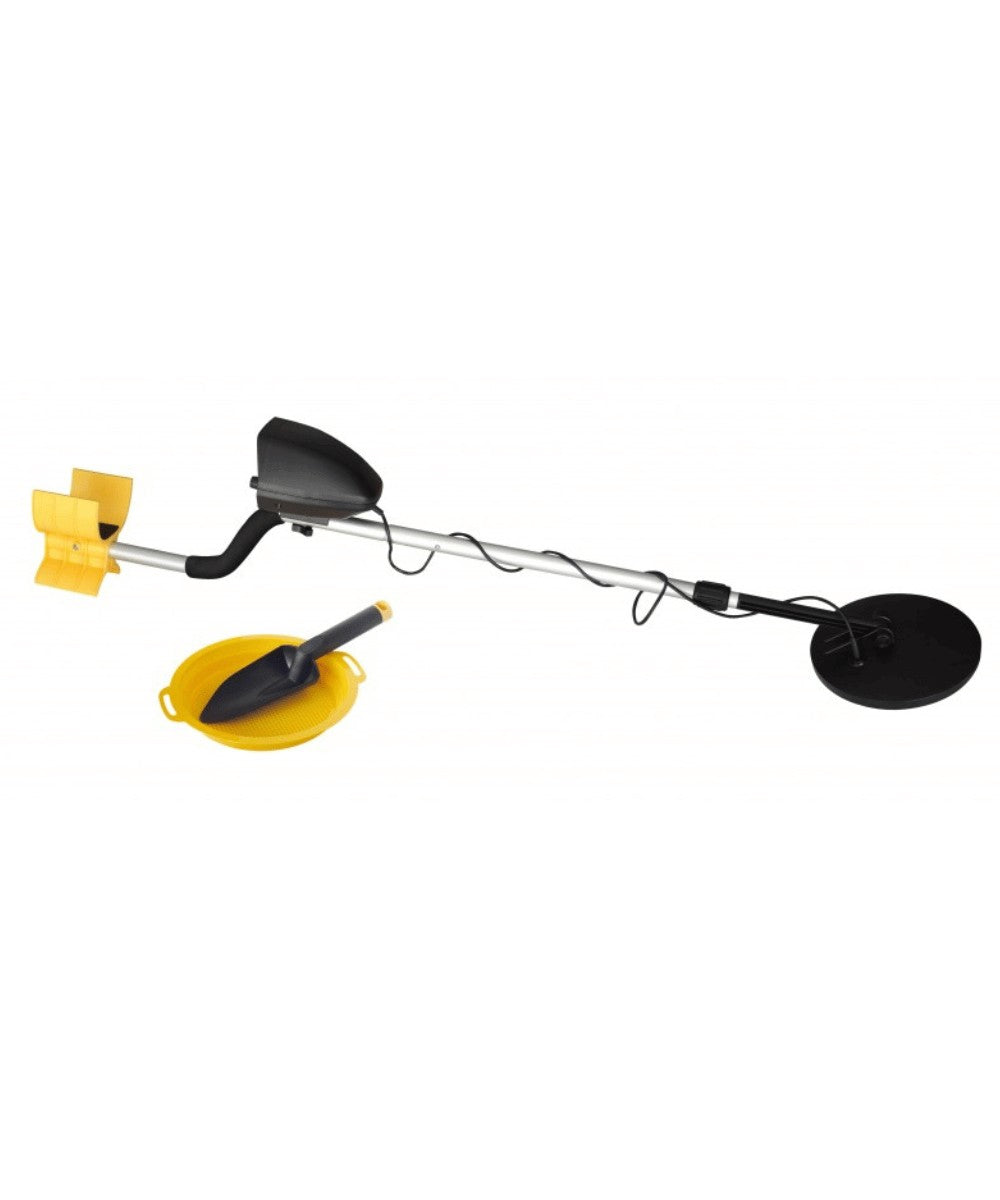Detecteur de metaux expert buki france avec ecran lcd et canne ajustable pour enfant.