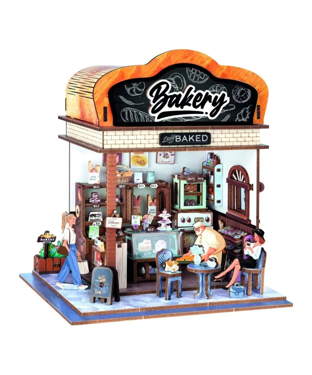 Diorama boulangerie Buki détail produit sur fond clair