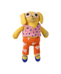 Doudou chien Diana de Rice sur fond blanc