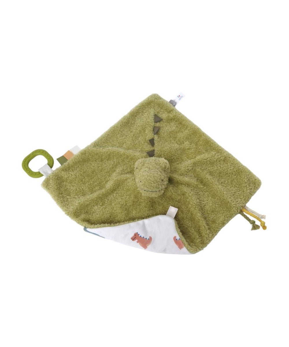 Vue produit de Doudou - Rex le Tyrannosaure de la marque Little Big Friends, sur fond blanc
