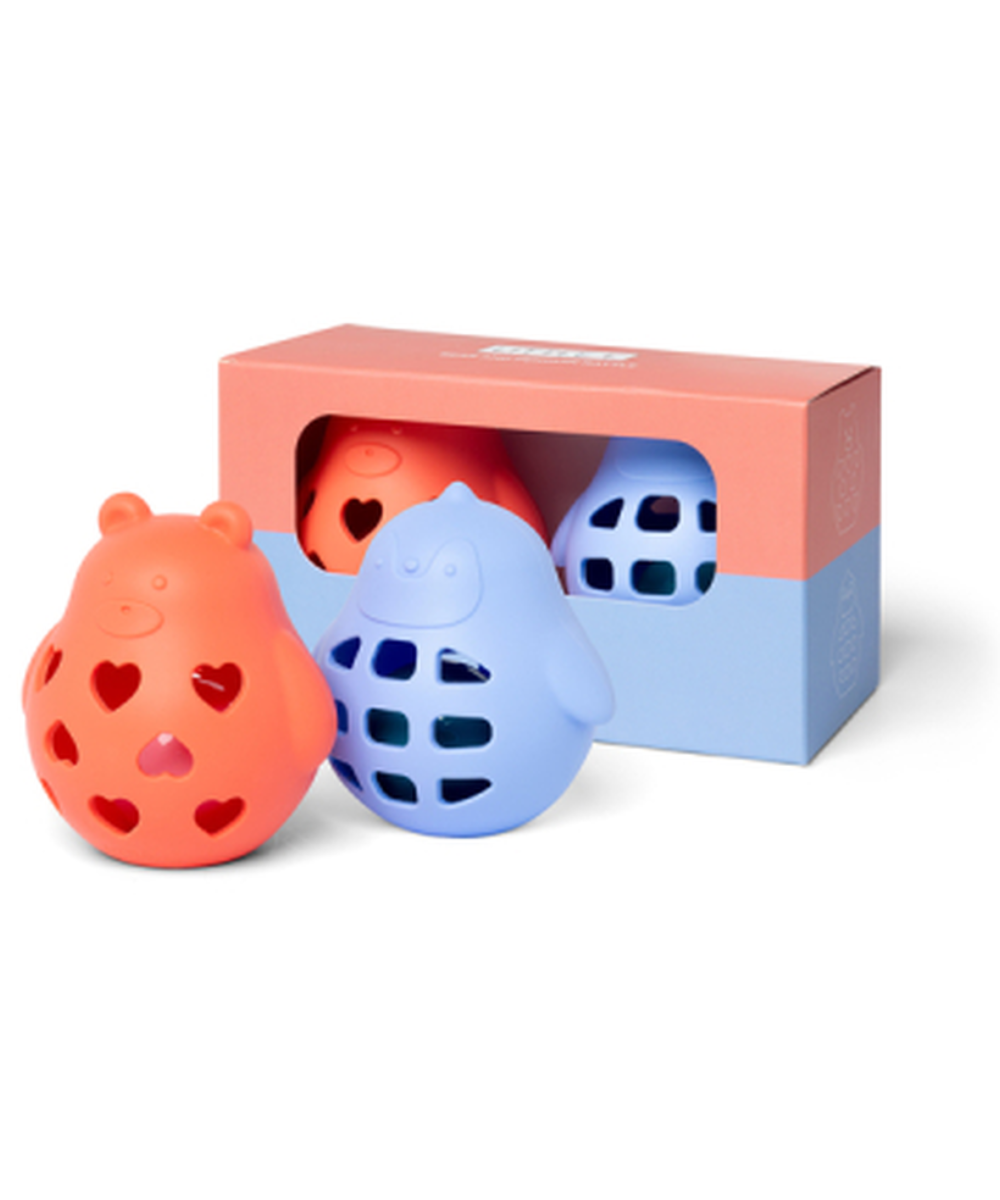 Duo de hochets ours et pingouin de Little L
