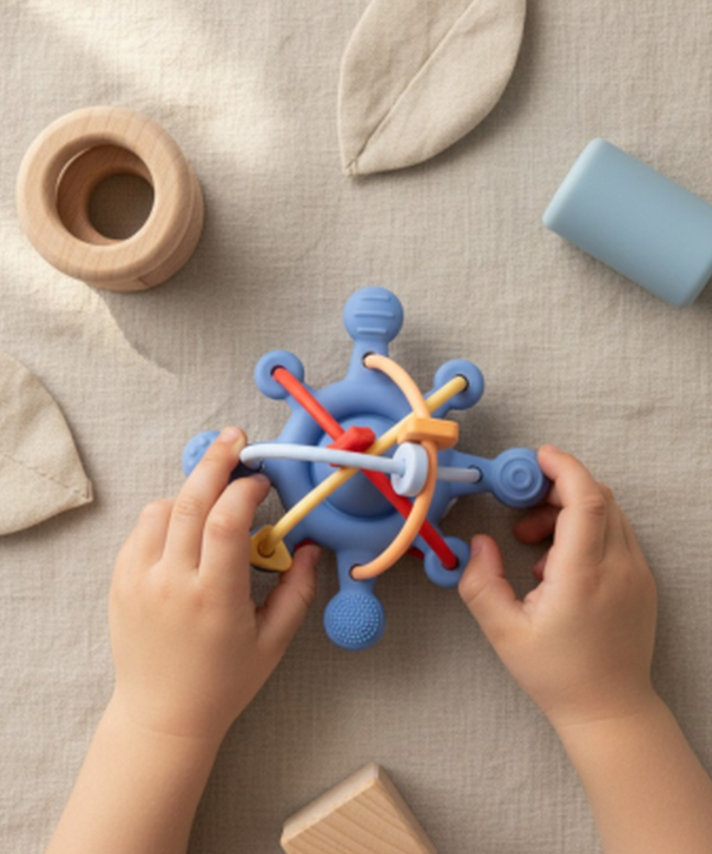 Étoile sensorielle bleue de Little L