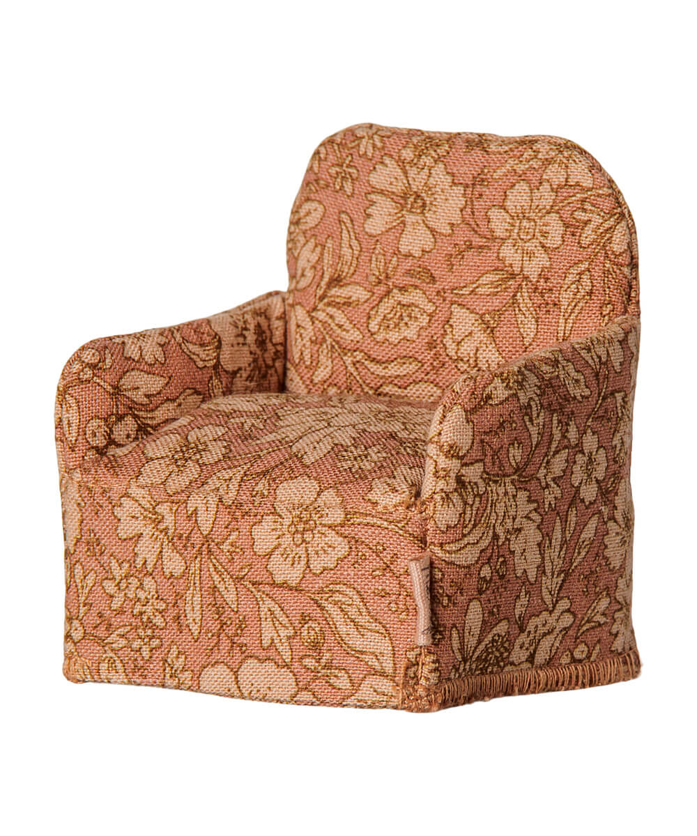 Fauteuil pour Souris - Fleuri Maileg, autre vue sur fond blanc 2