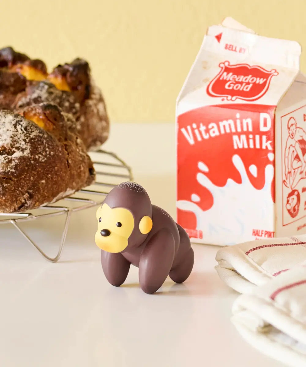 Mini figurine mystère surprise en plastique de la collection Animal Bakery Série 3 en forme de petit animal gourmand