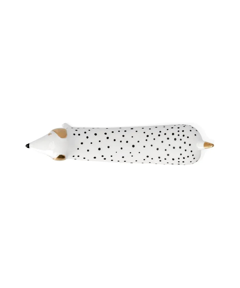 Vue produit de Figurine teckel Petits pois de la marque Räder, sur fond blanc