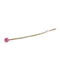 Fleur décorative rose vif diamètre 2 de la marque Gry & Sif, sur fond blanc