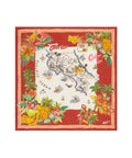 Foulard bandana Costa Rica Rouge de Hartford sur fond blanc