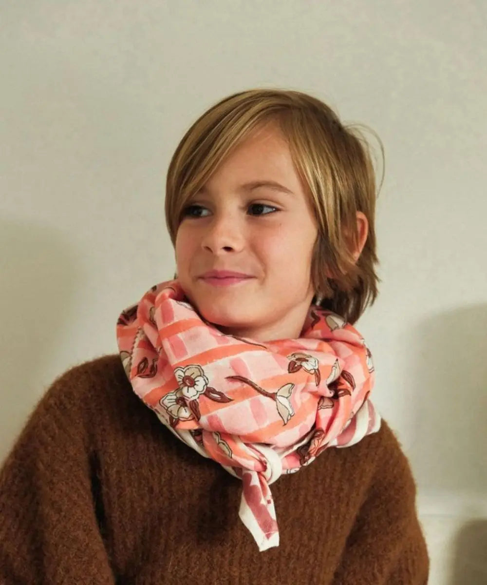 Foulard Indien Chennai Sable de la marque So Family