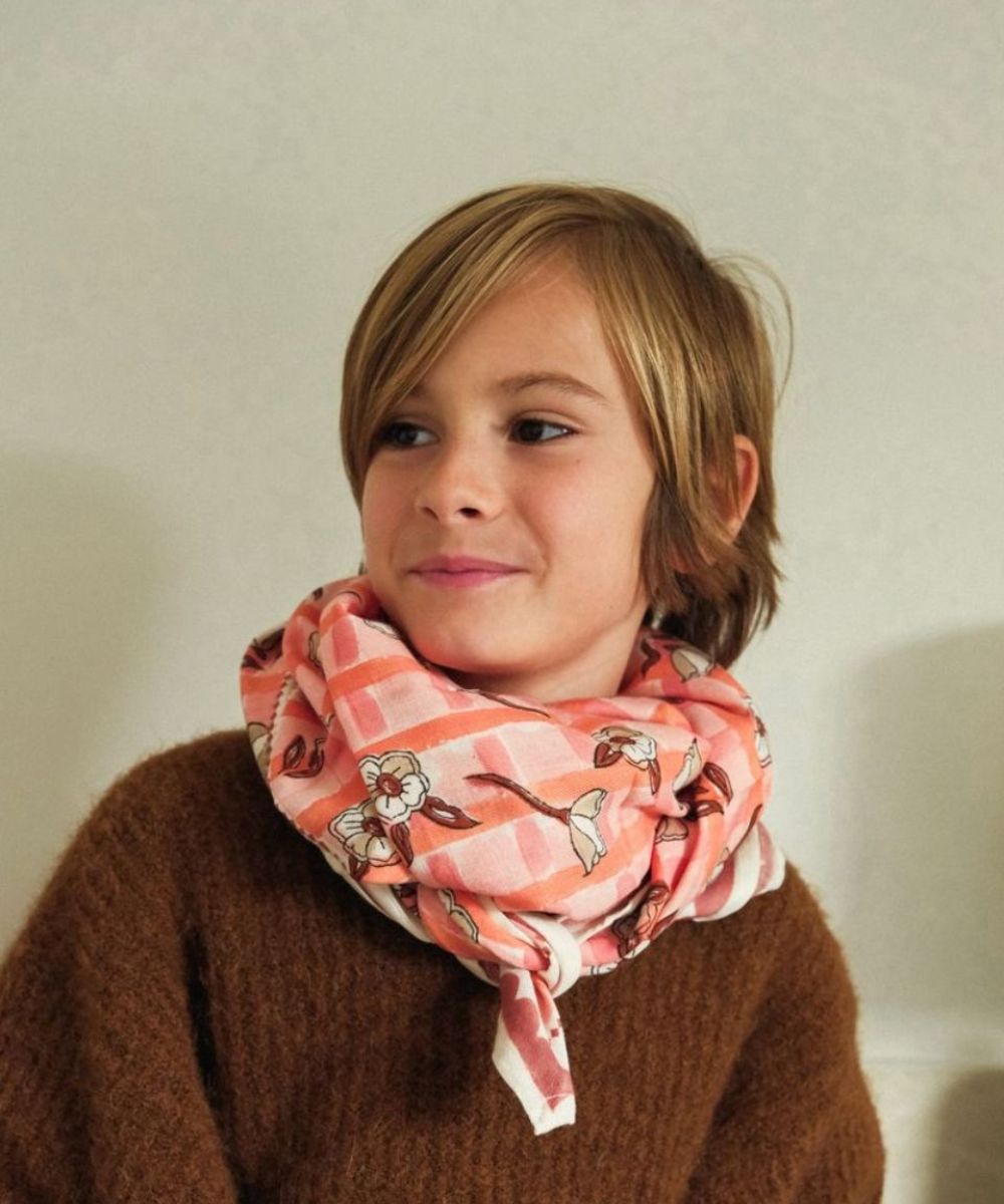 Foulard Indien Chennai Sable de la marque So Family