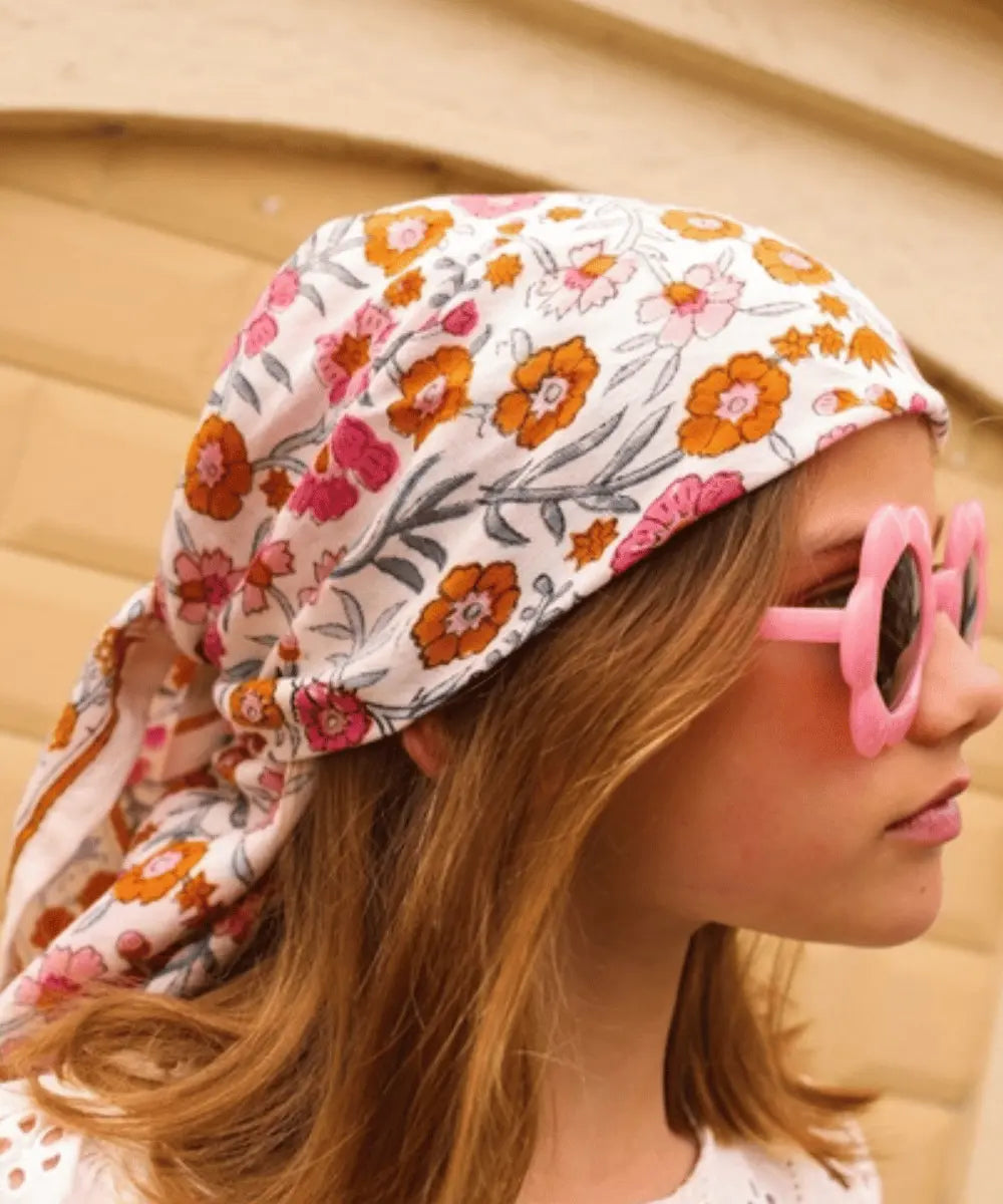 Foulard indien Dheli Azur de la marque So Family