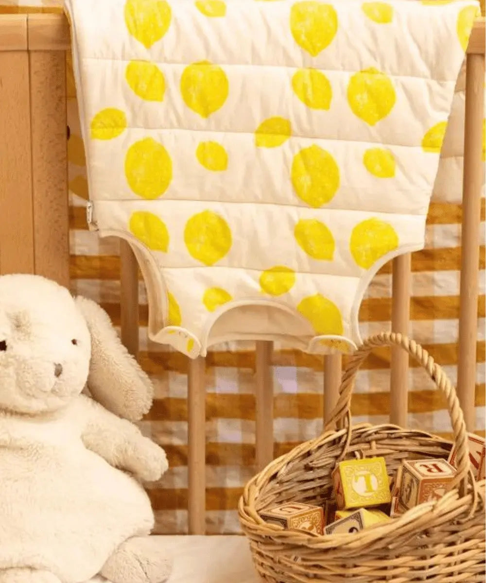 Gigoteuse en coton biologique Citrons