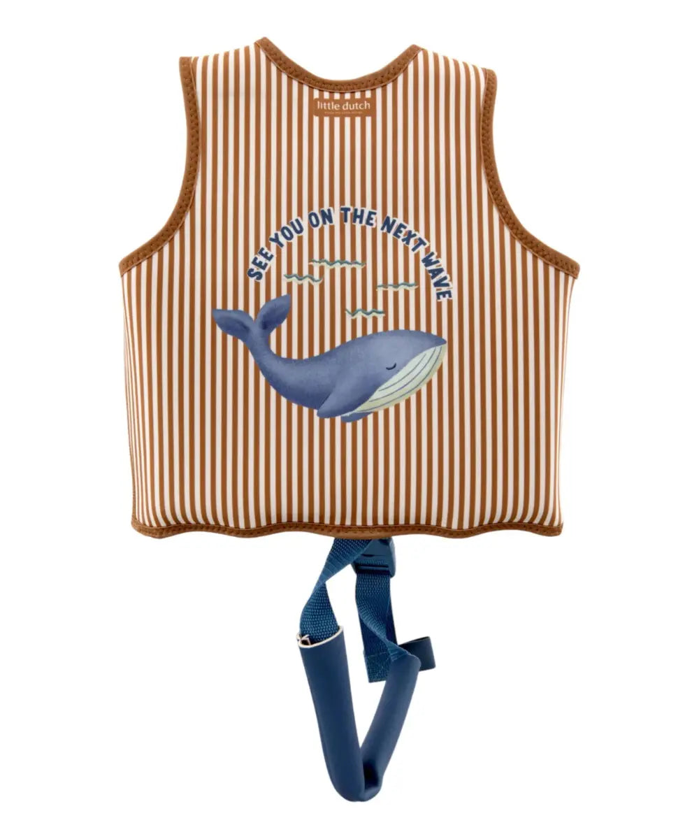 Gilet de natation pour enfant motif Océan de la marque Little Dutch
