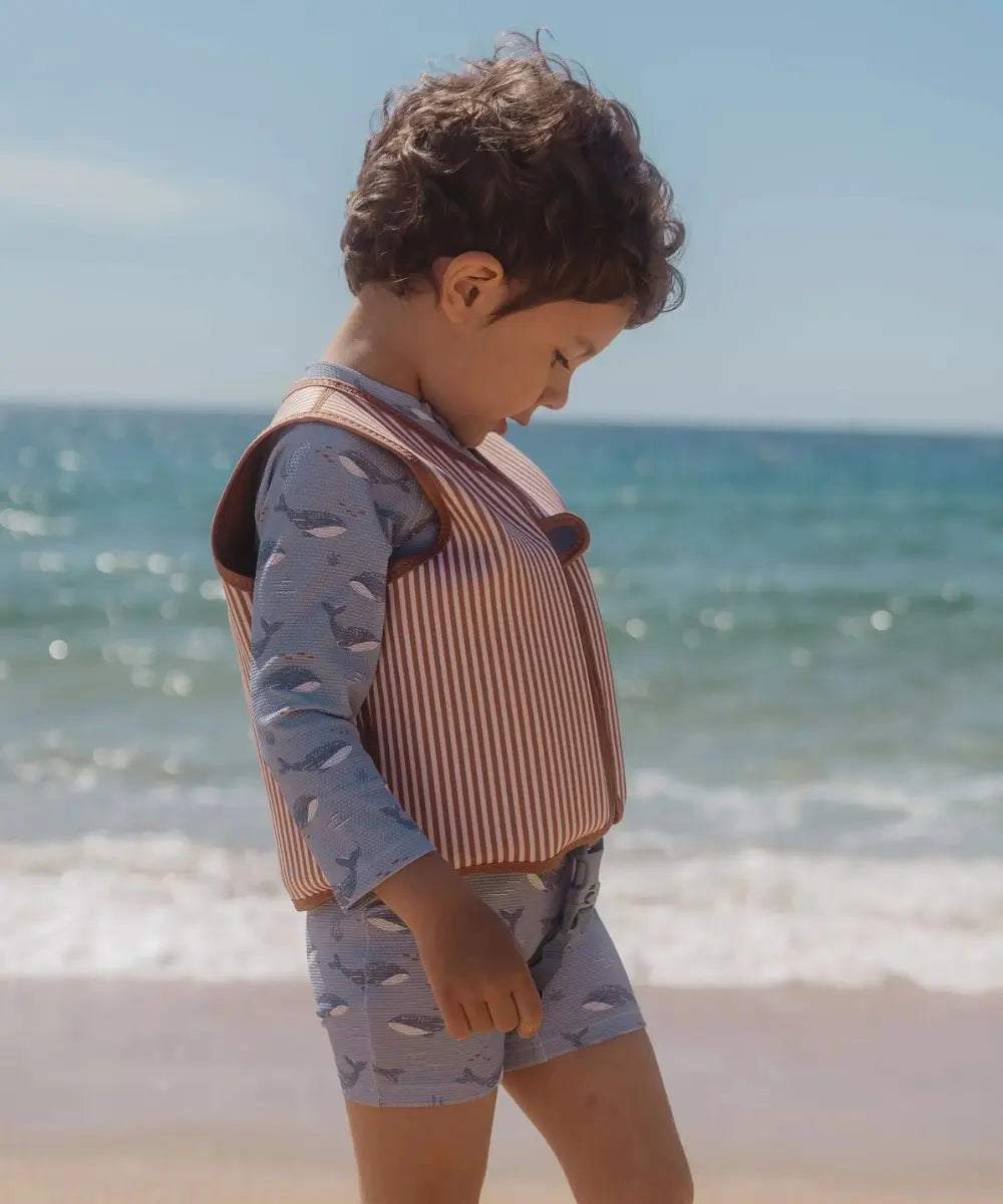 Gilet de natation pour enfant motif Océan de la marque Little Dutch