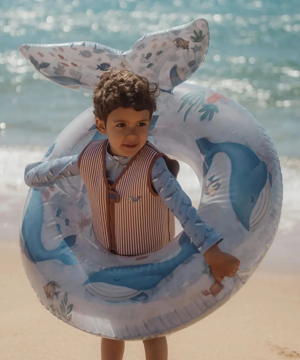 Gilet de natation pour enfant motif Océan de la marque Little Dutch