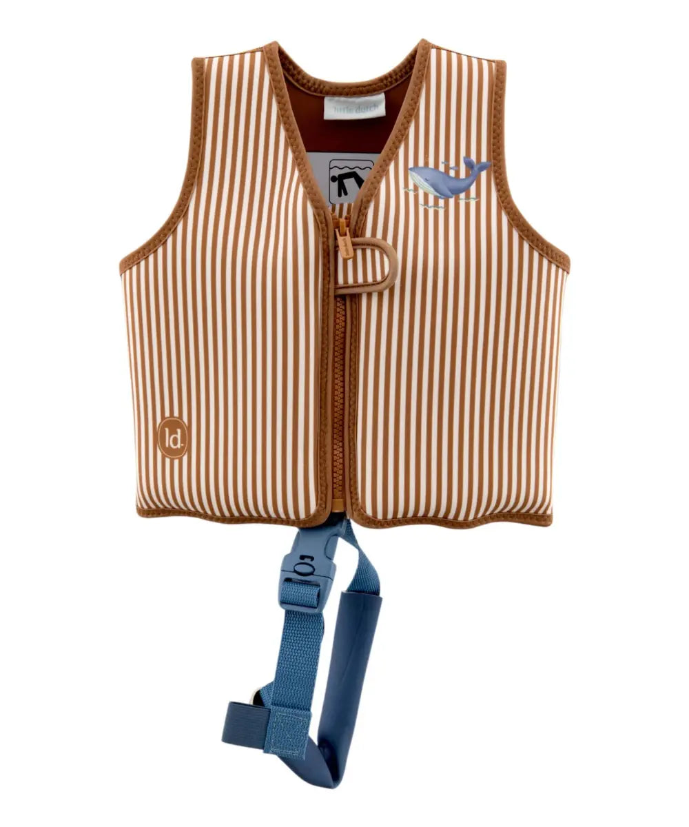 Gilet de natation pour enfant motif Océan de la marque Little Dutch