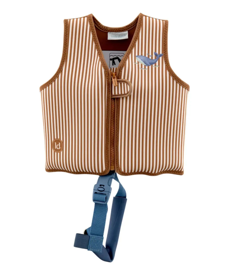 Gilet de natation pour enfant motif Océan de la marque Little Dutch