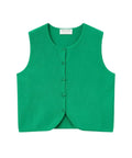 Gilet top en maille vert de Compañía Fantástica